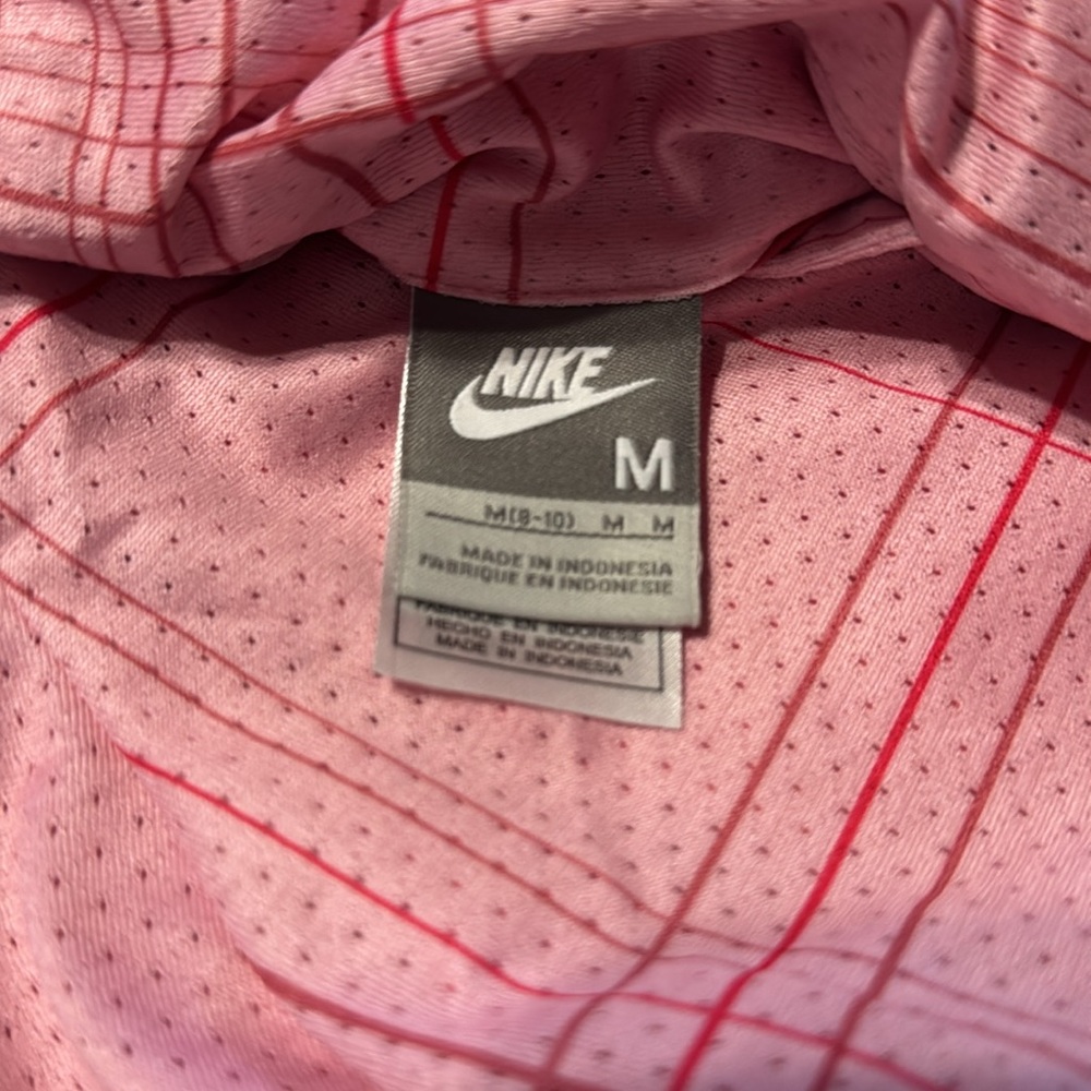 Nike Women’s Pink Shorts Plaid Reversible Medium 8-10 Running - Picture 3 of 6